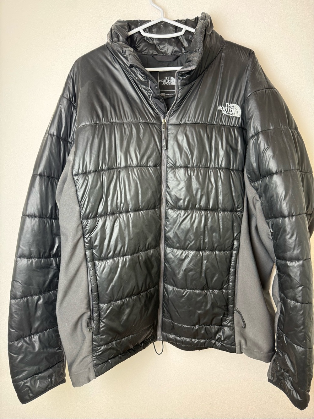 The North Face Black Quilted Jacket with Logo